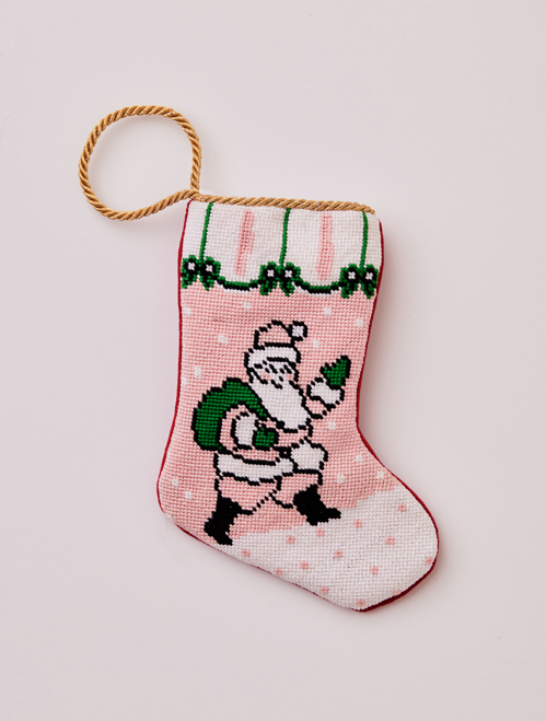 Susan Brown: You Better Not Pout Santa Bauble Stocking