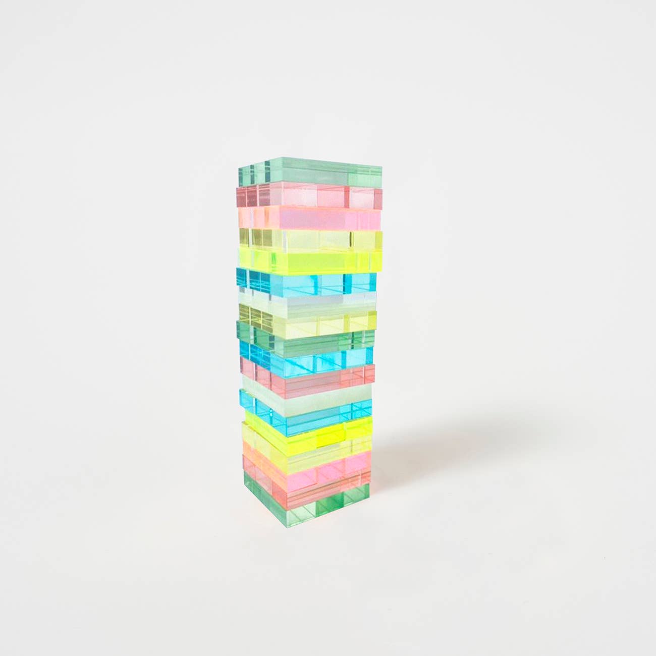 Mini Lucite Jumbling Tower Aurora