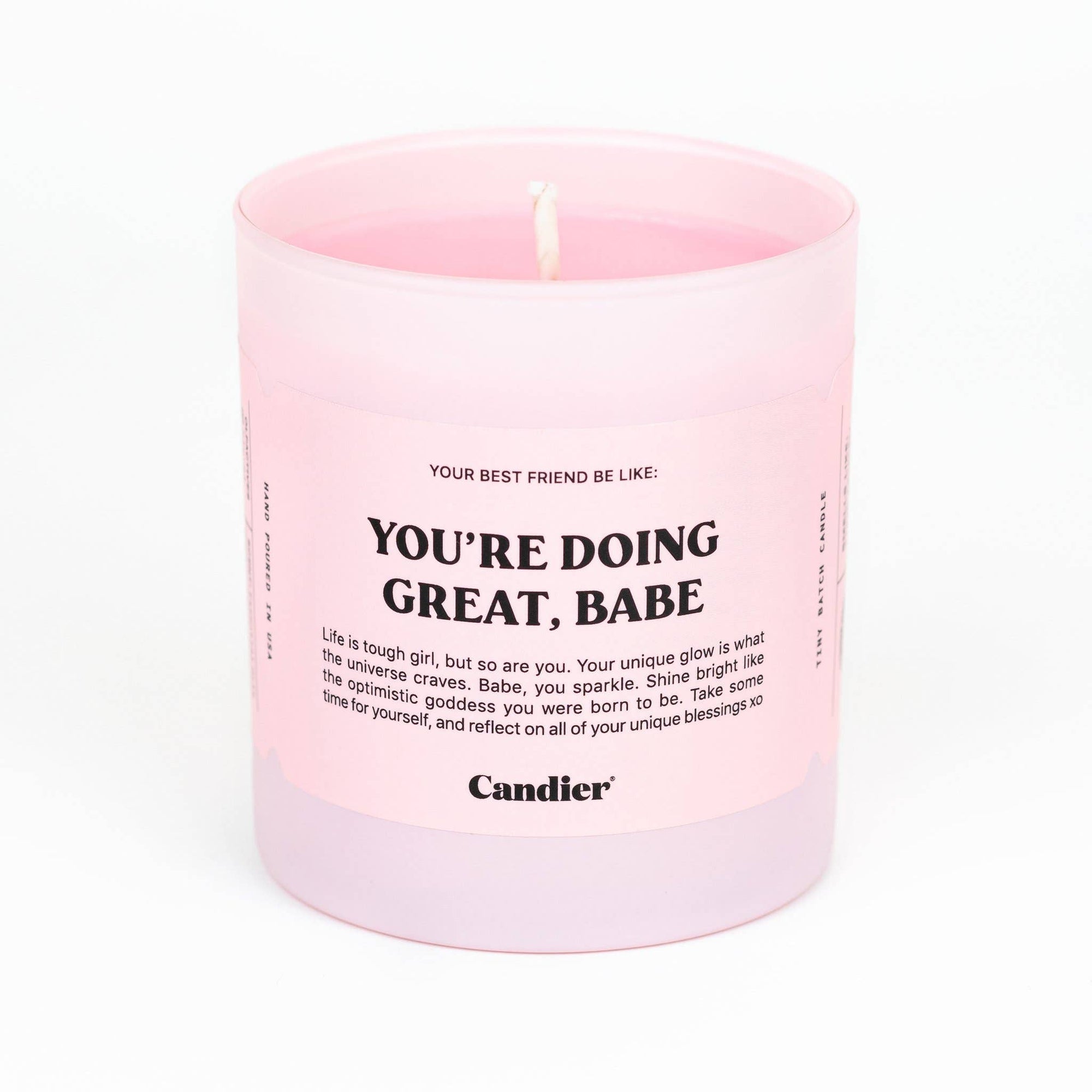 You're Doing Great Candle