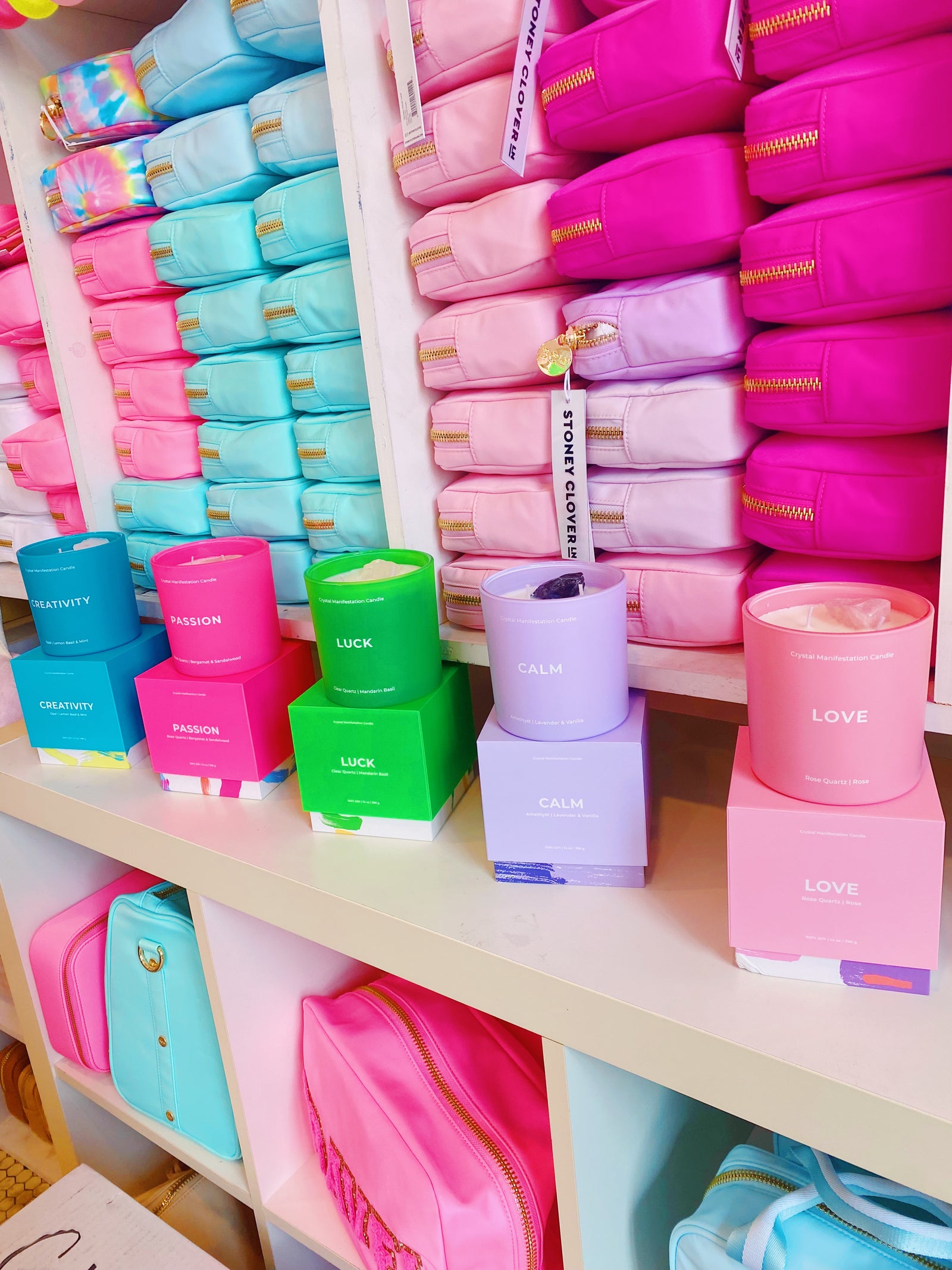 Jill & Ally Crystal Manifestation Candles