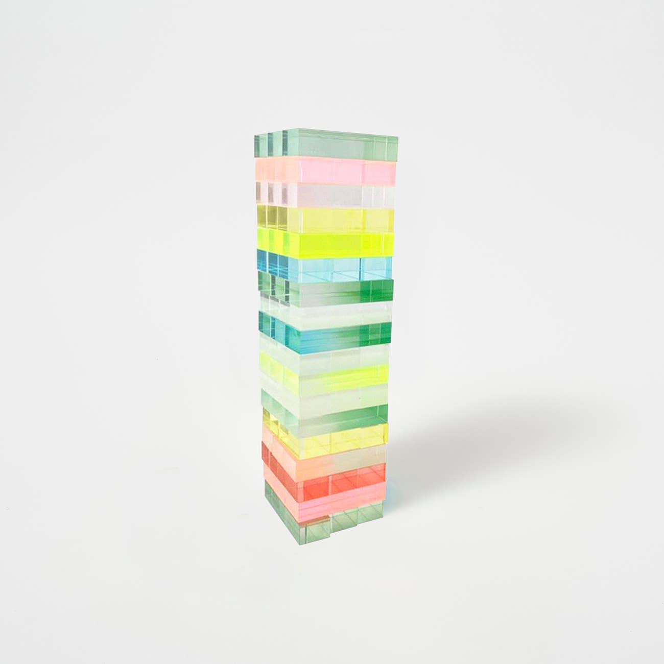 Lucite Jumbling Tower Aurora