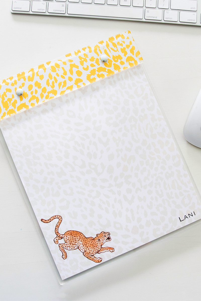 Leopard Notepad