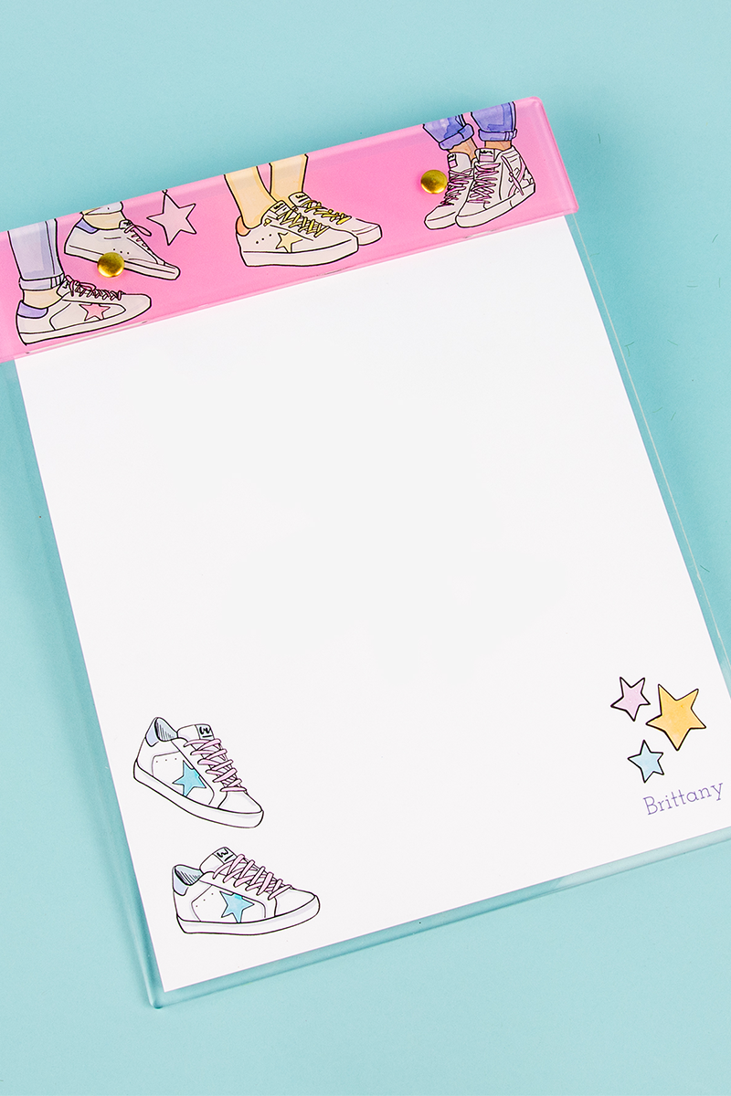 Sneakers Notepad