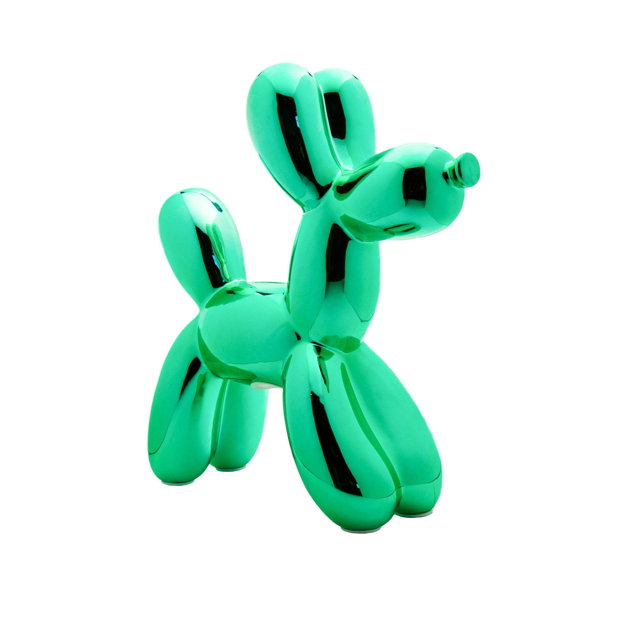 Teal Balloon Dog Bank - 12" tall