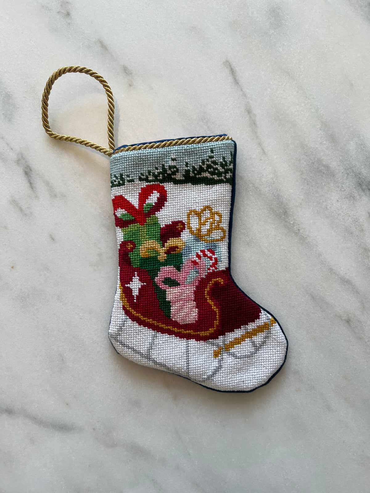 Santa’s Bountiful Sleigh Bauble Stocking