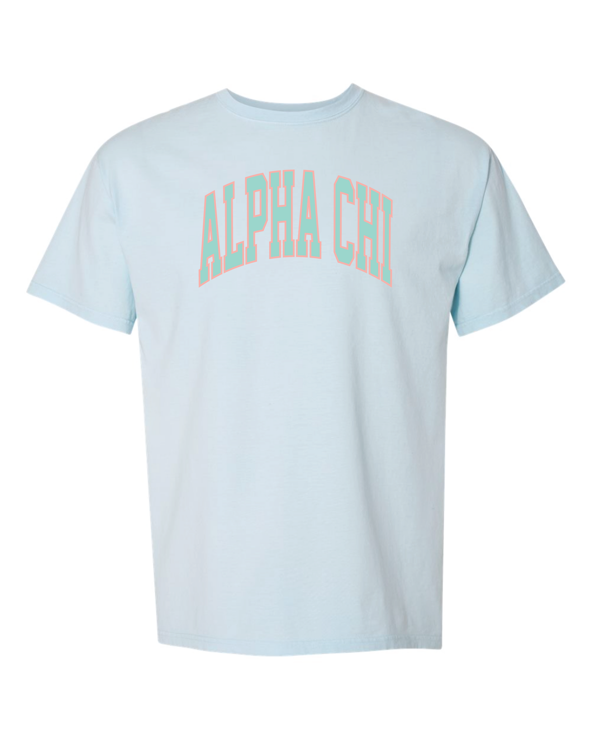 Alpha Chi Varsity Letters Tshirt