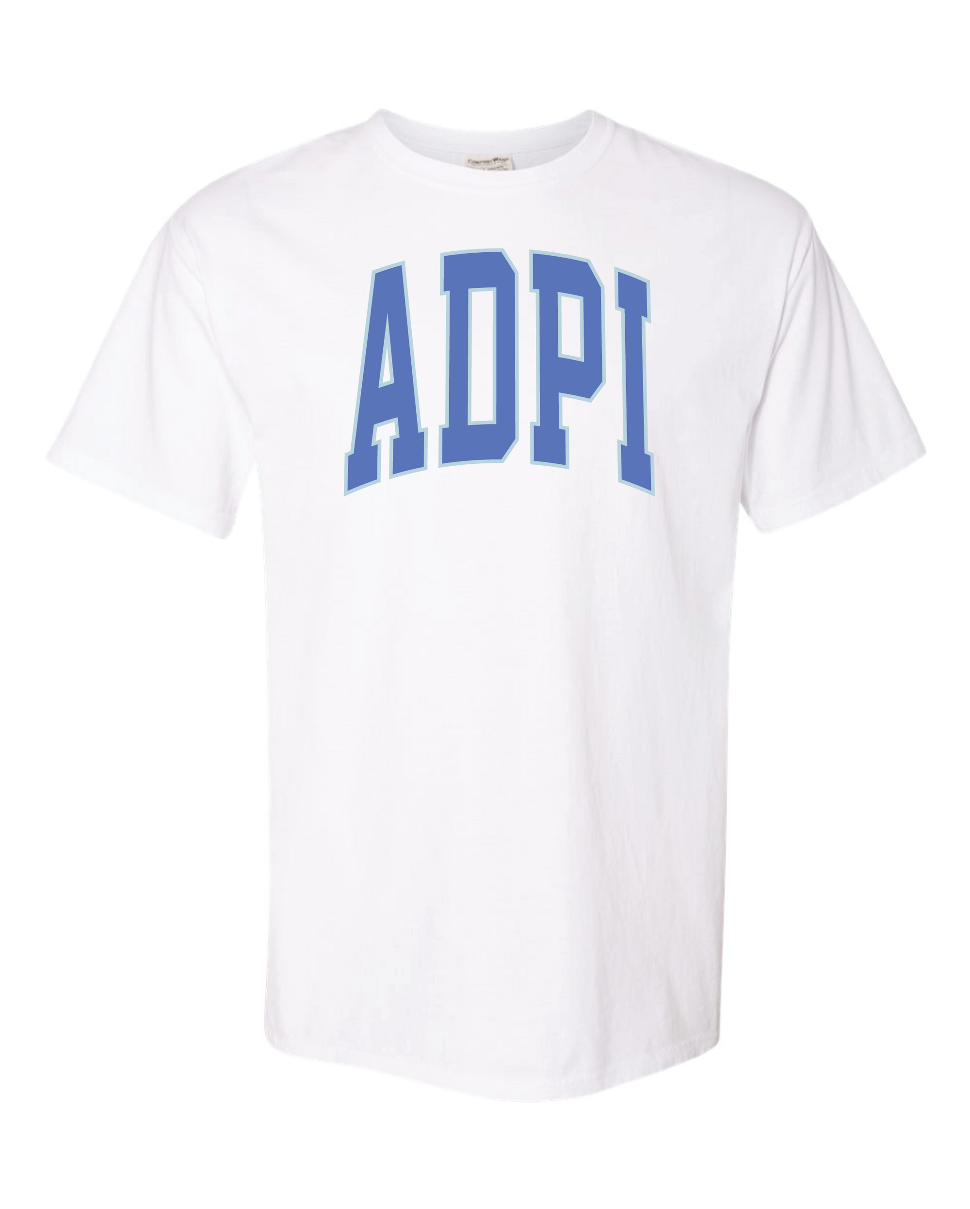 ws - ADPi Varsity Letters Tshirt (min 6 per sorority)