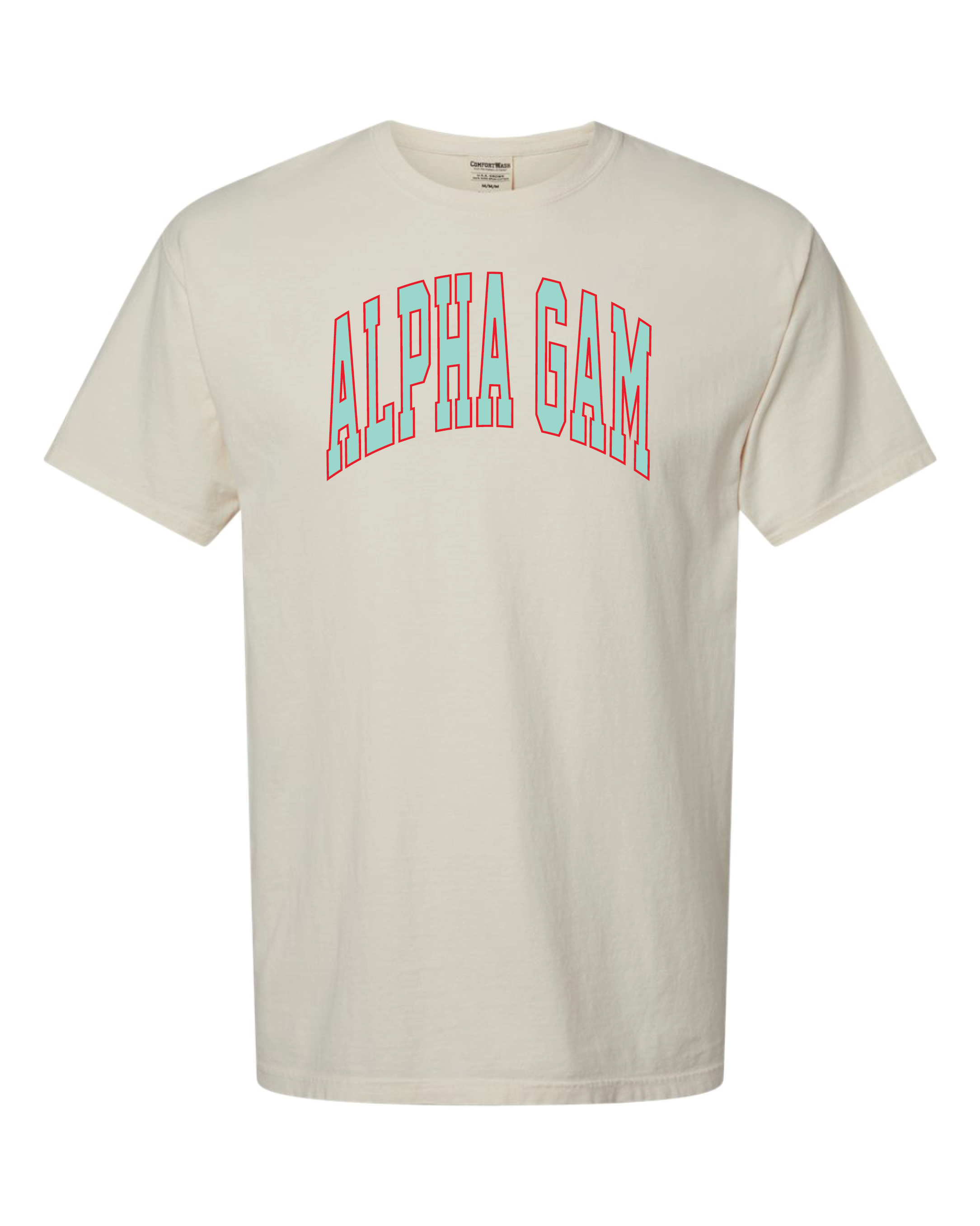 Alpha Gam Varsity Letters Tshirt