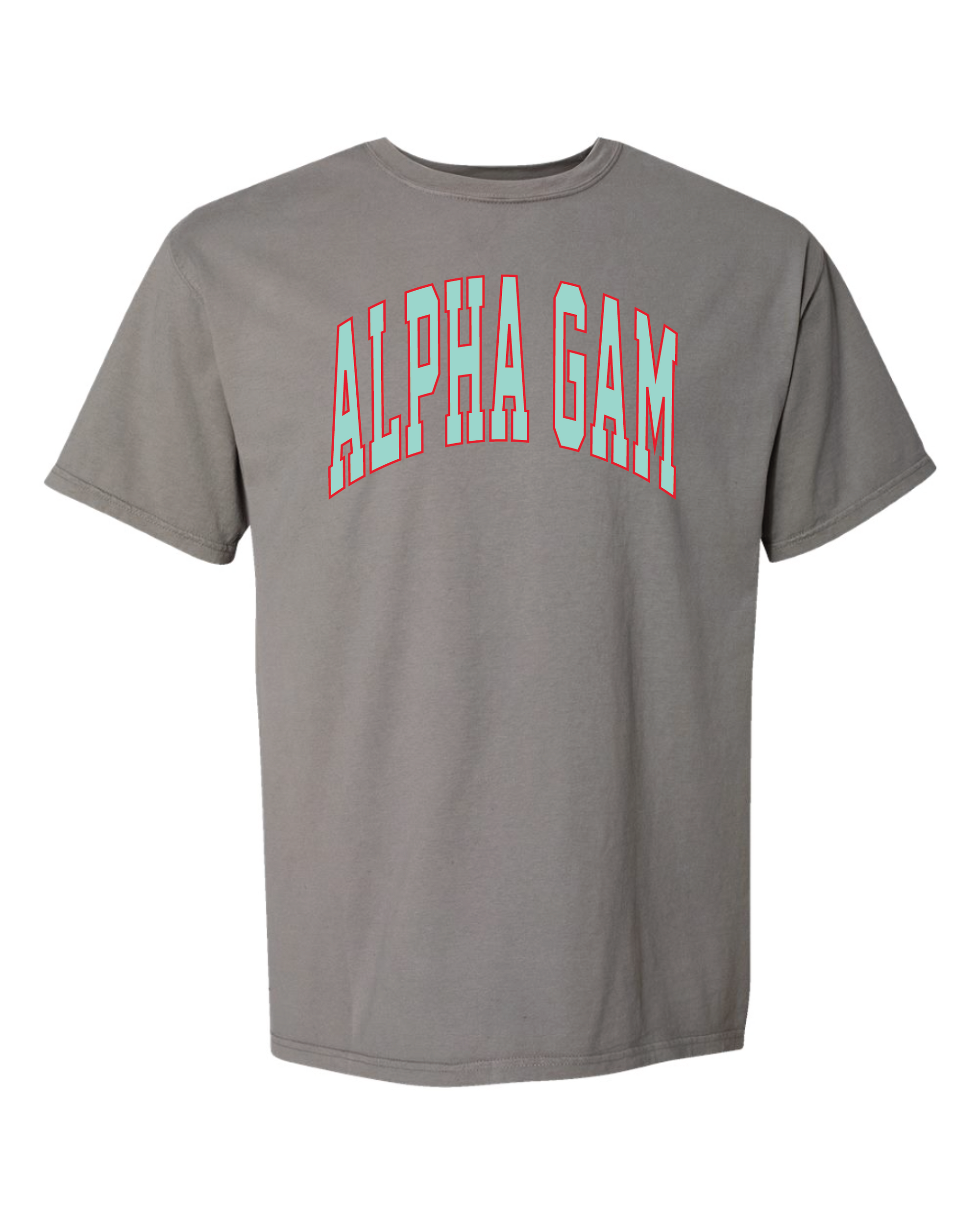 Alpha Gam Varsity Letters Tshirt