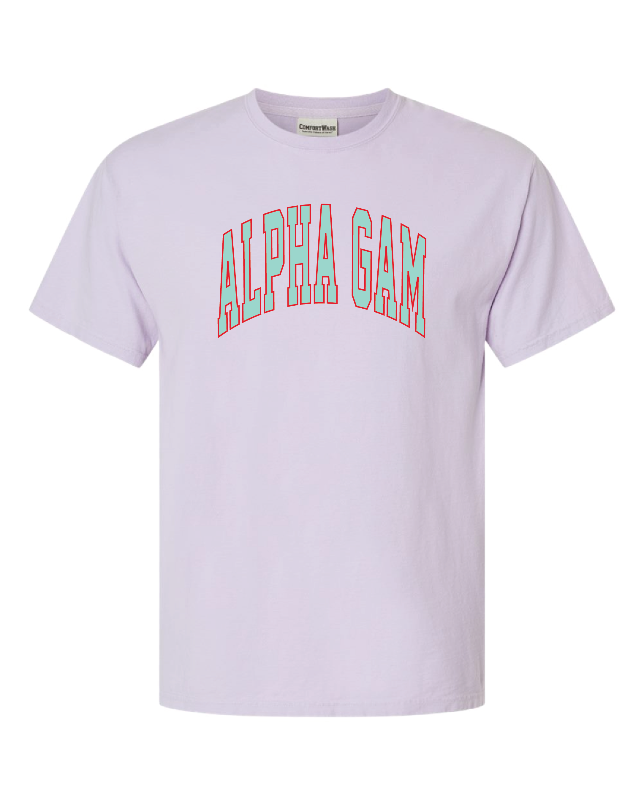 Alpha Gam Varsity Letters Tshirt