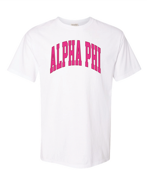Alpha Phi Varsity Letters Tshirt