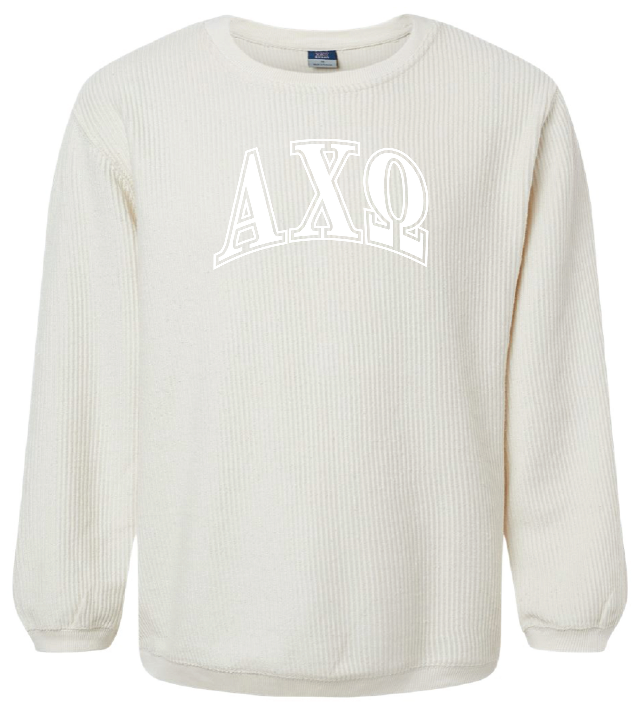 Alpha Chi Omega Corded Crewneck Swag
