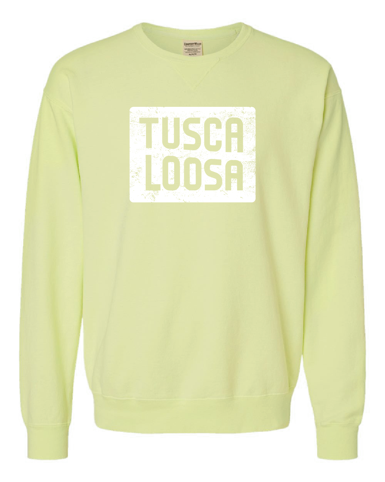 Visit Tuscaloosa: WHITE TUSCALOOSA Crewneck Sweatshirt