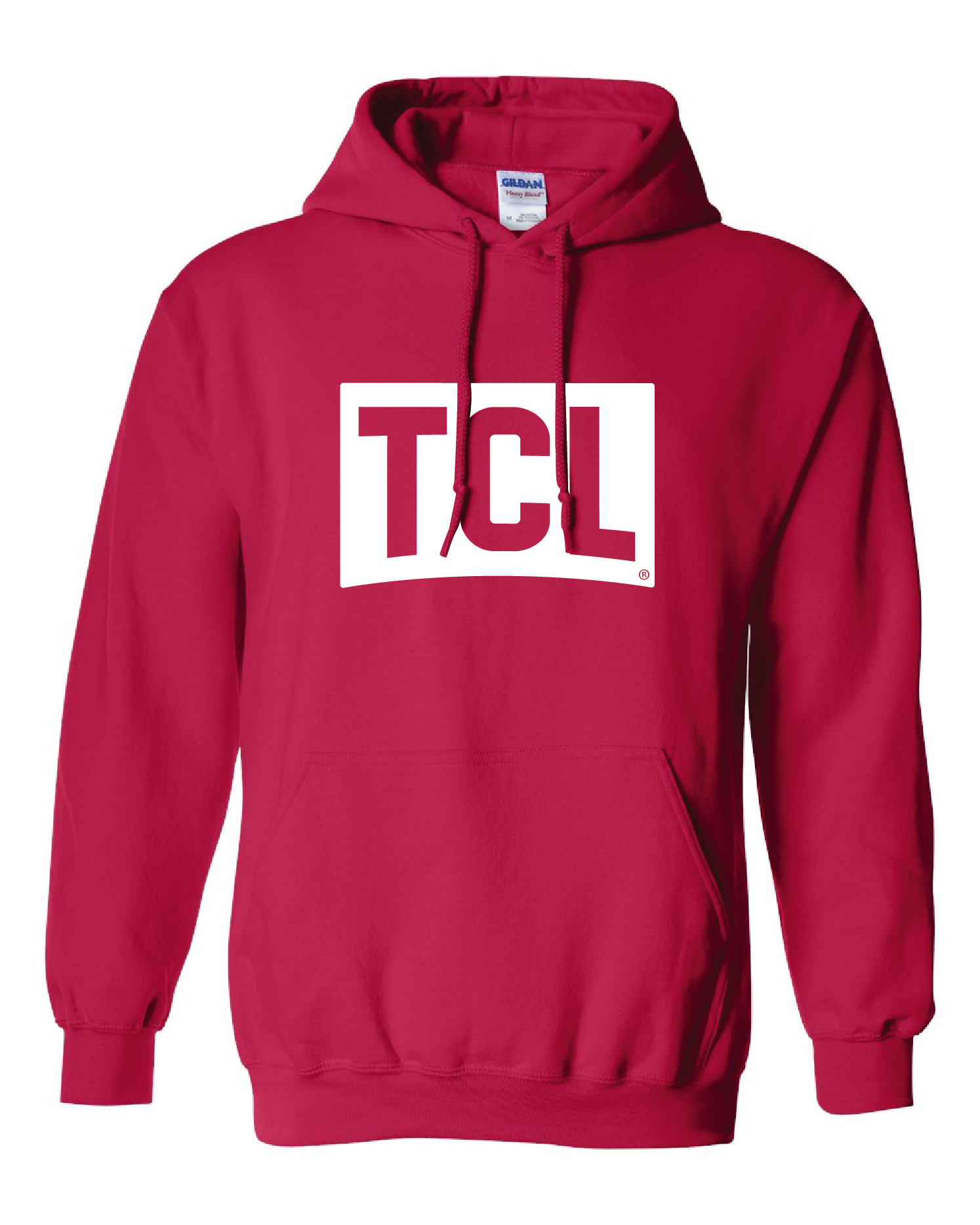 Visit Tuscaloosa: WHITE TCL Crimson Hoodie
