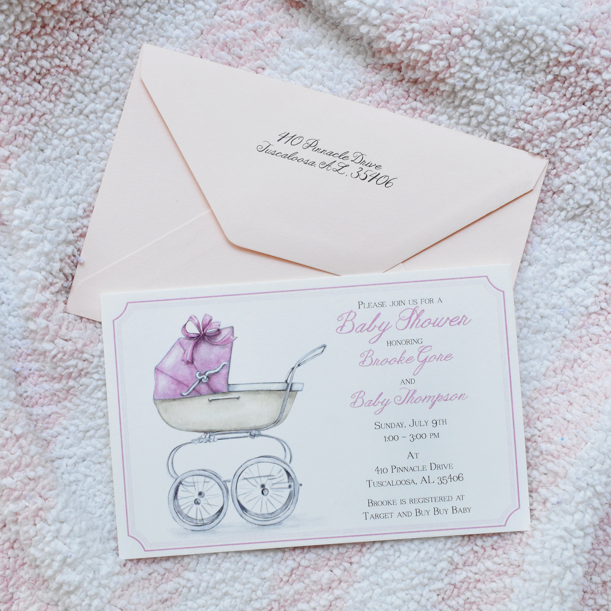 baby shower invitation