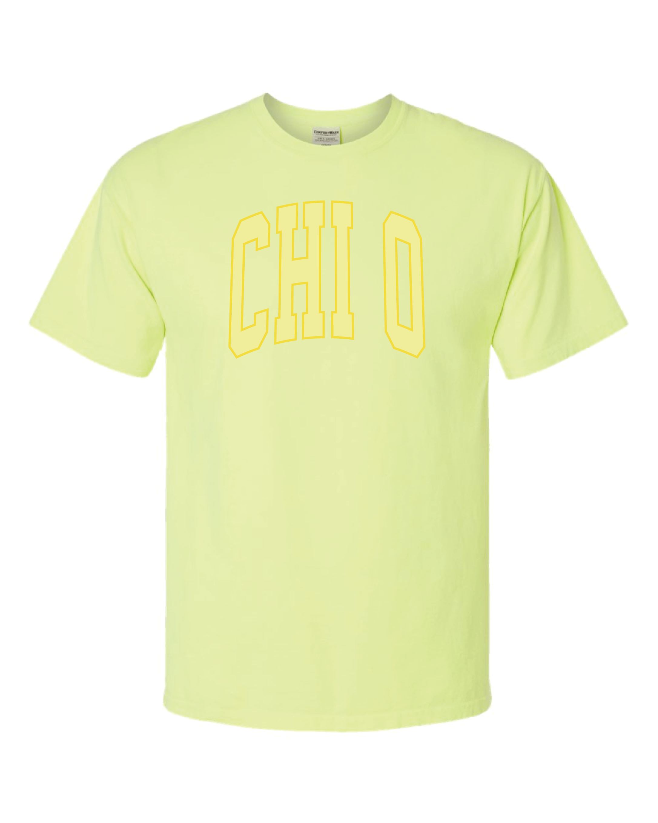 Chi O Varsity Letters Tshirt