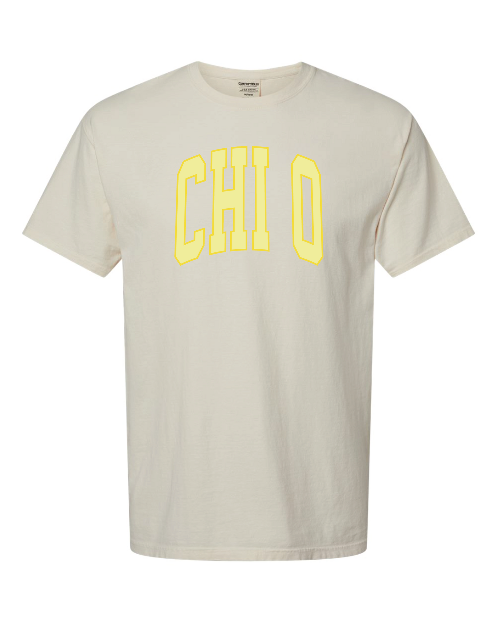 ws - Chi O Varsity Letters Tshirt (Min 6 per sorority)