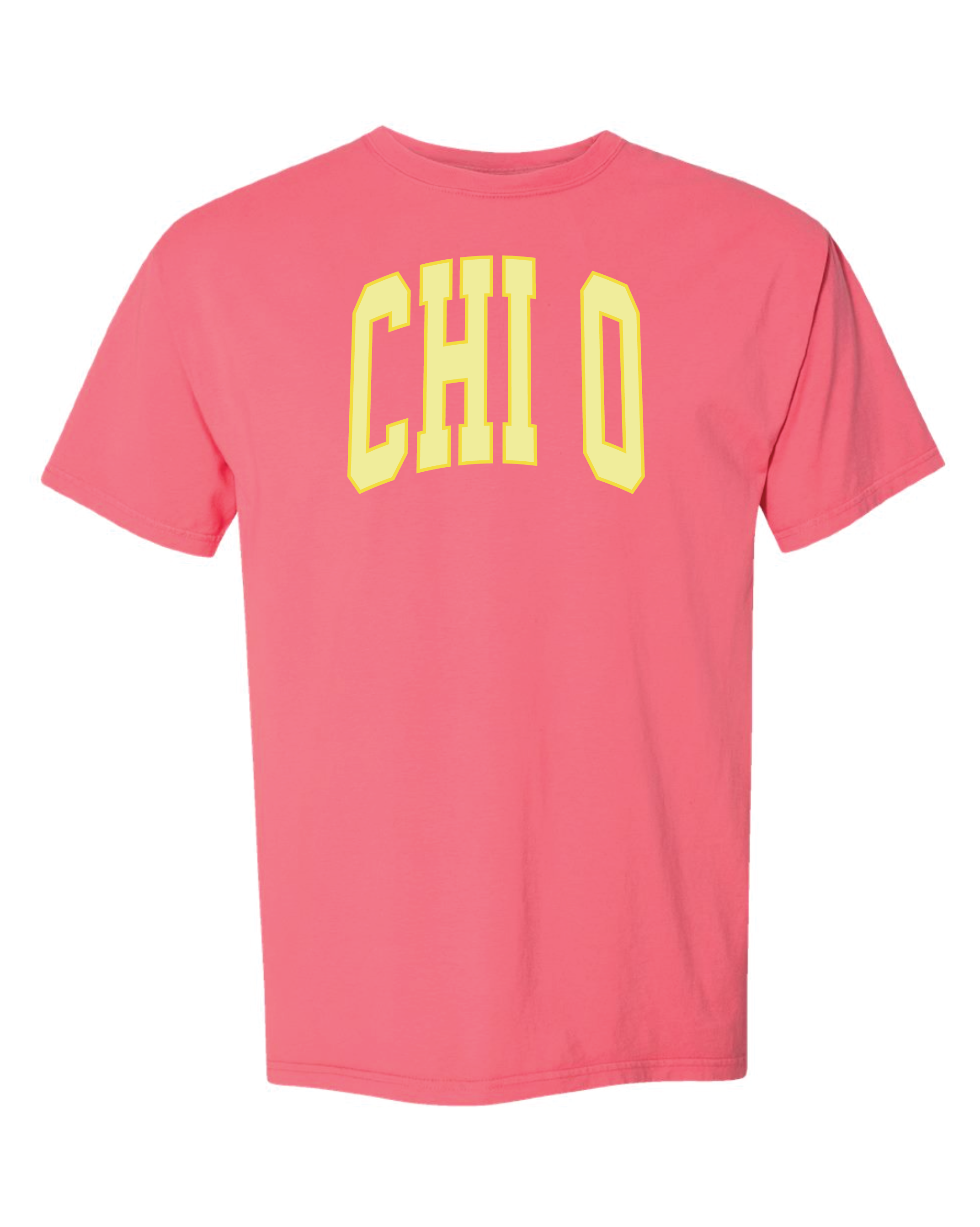 Chi O Varsity Letters Tshirt