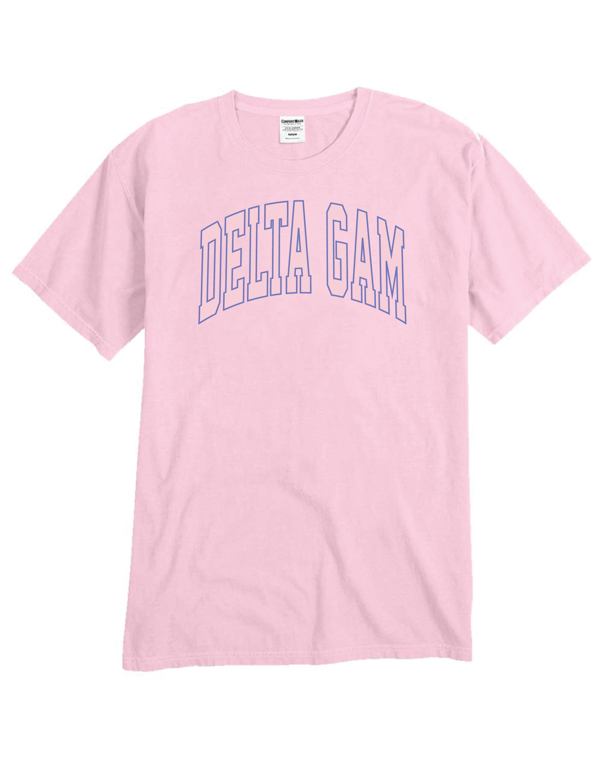 ws - DG Varsity Letters Tshirt (min 6 per sorority)