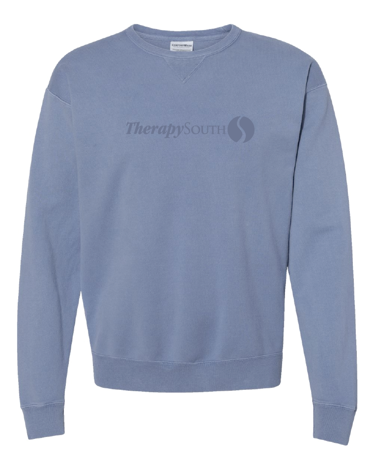TherapySouth Tonal Embroidered Crewneck