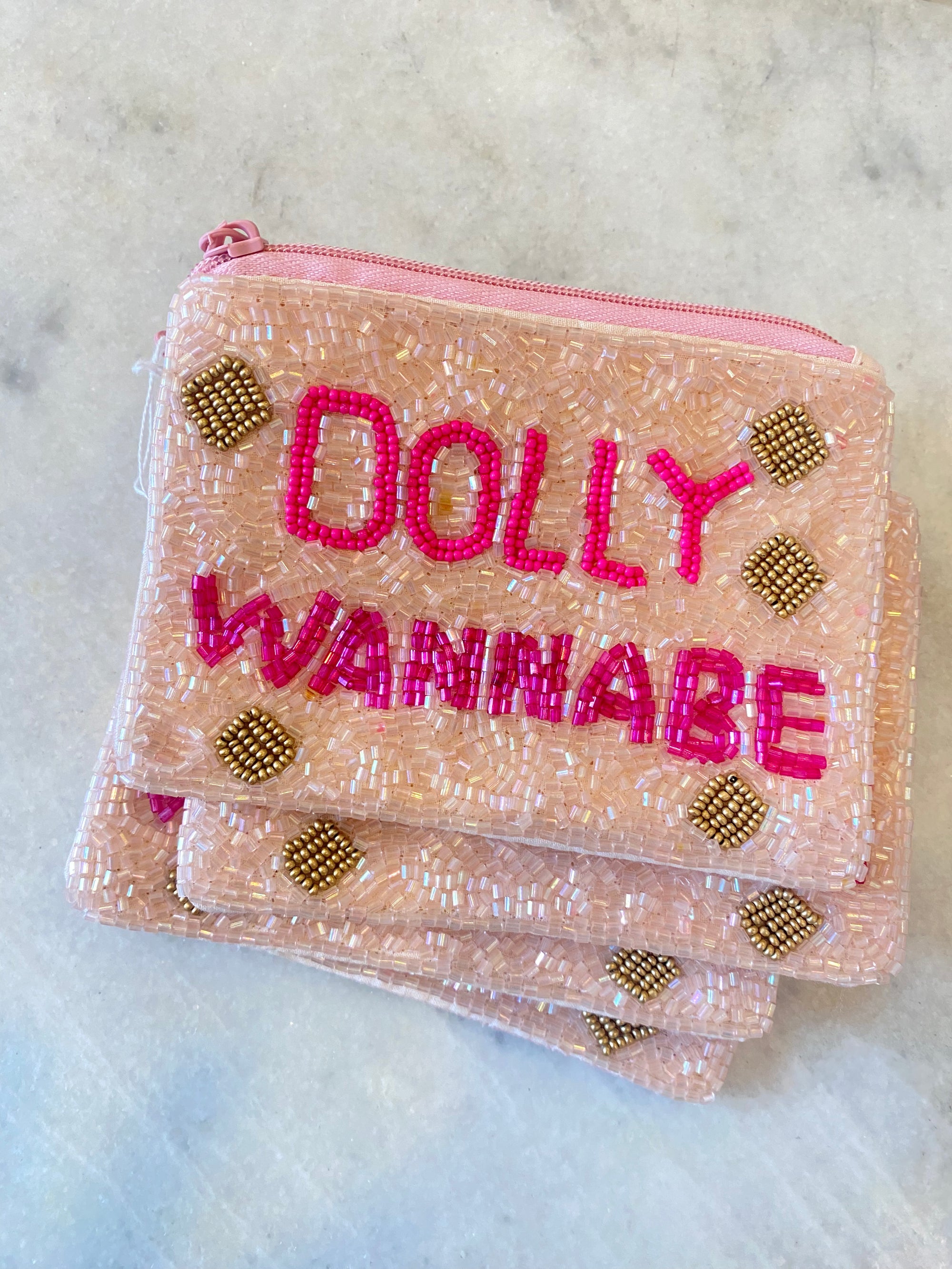 Dolly Wannabe Beaded Pouch