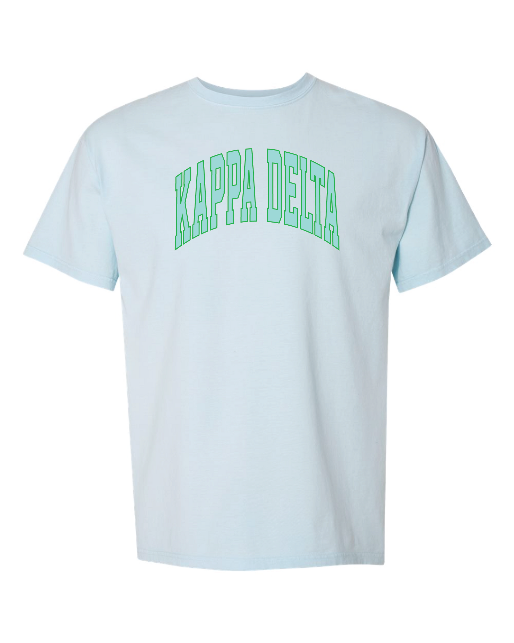ws - KD Varsity Letters Tshirt (min 6 per sorority)