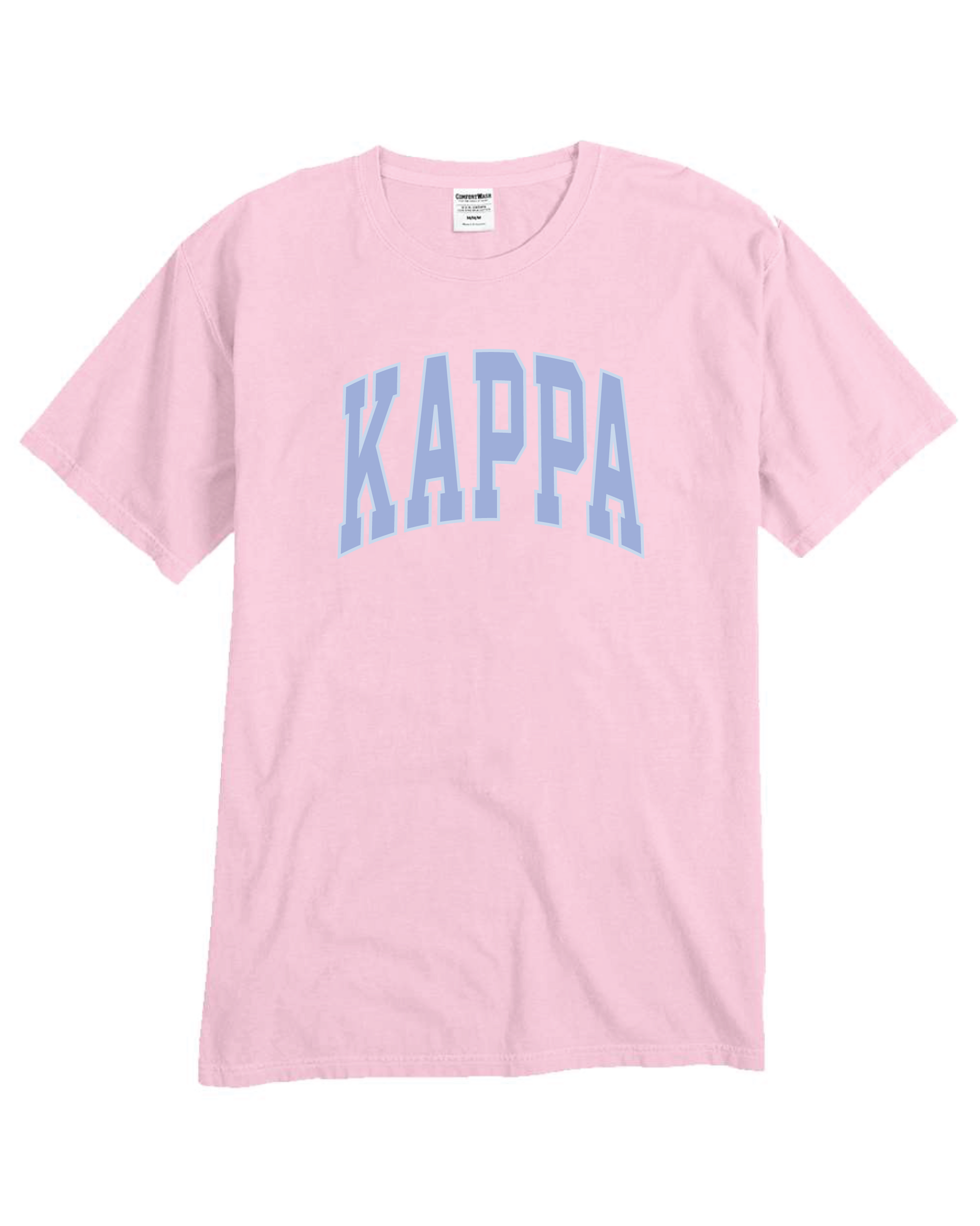 ws - Kappa Varsity Letters Tshirt (min 6 per sorority)