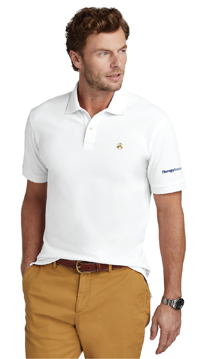 TherapySouth Brooks Brothers® Pima Cotton Pique Polo