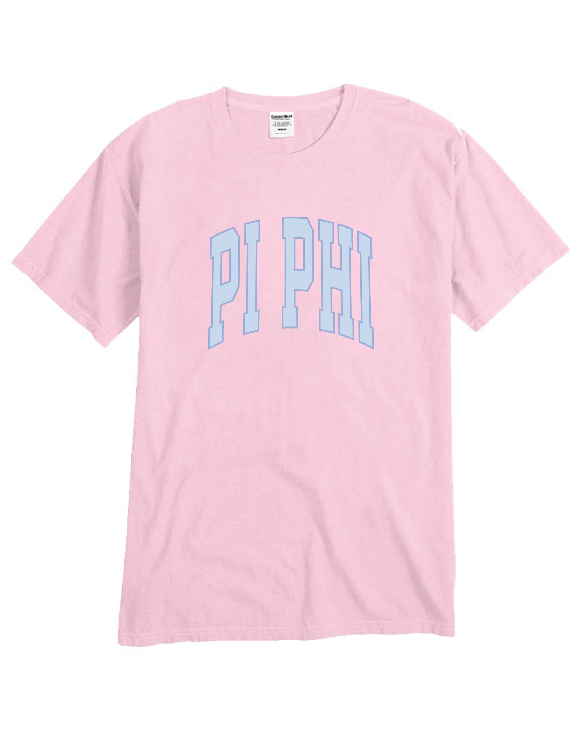 ws - Pi Phi Varsity Letters Tshirt (min 6 per design)