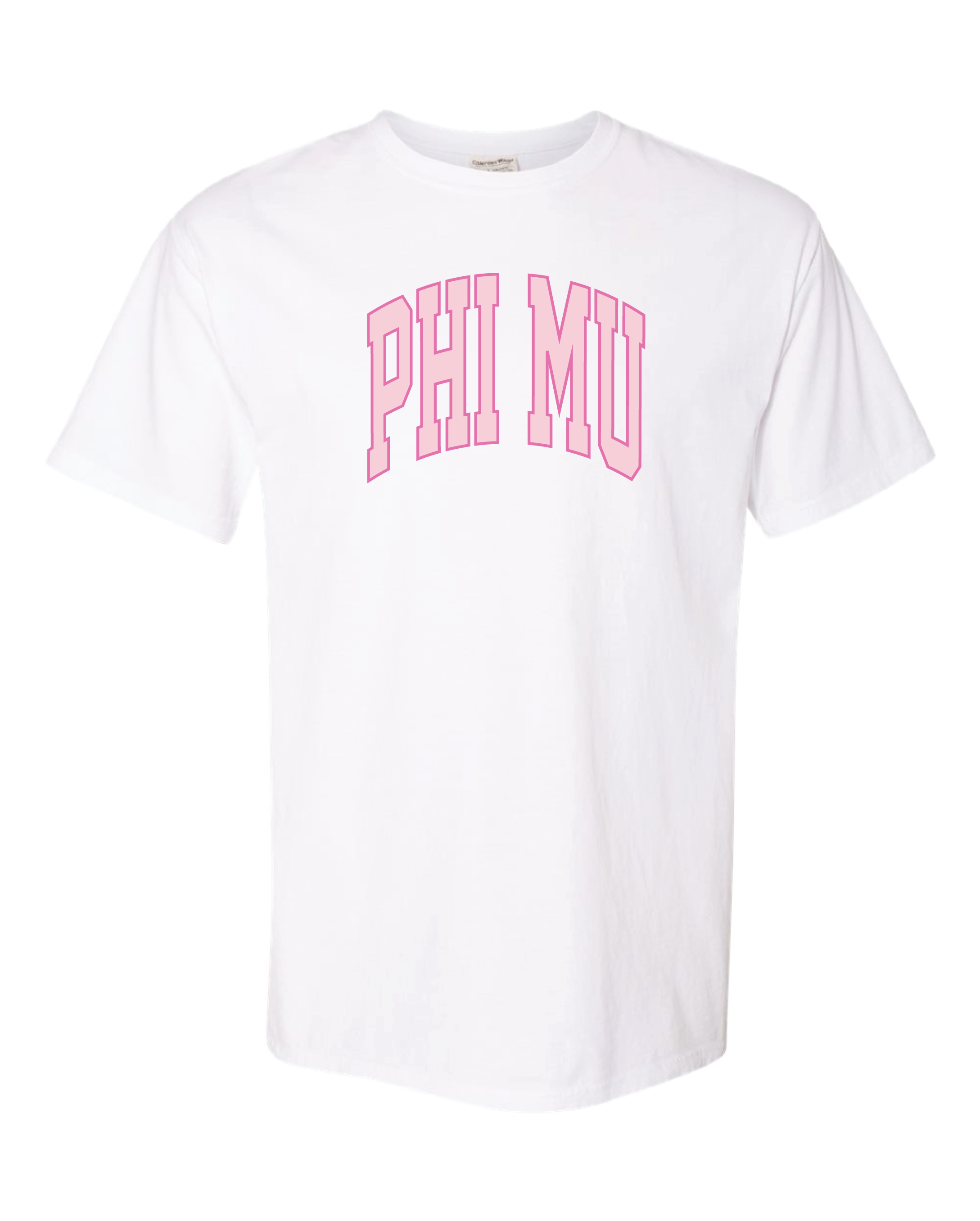 Phi Mu Varsity Letters Tshirt