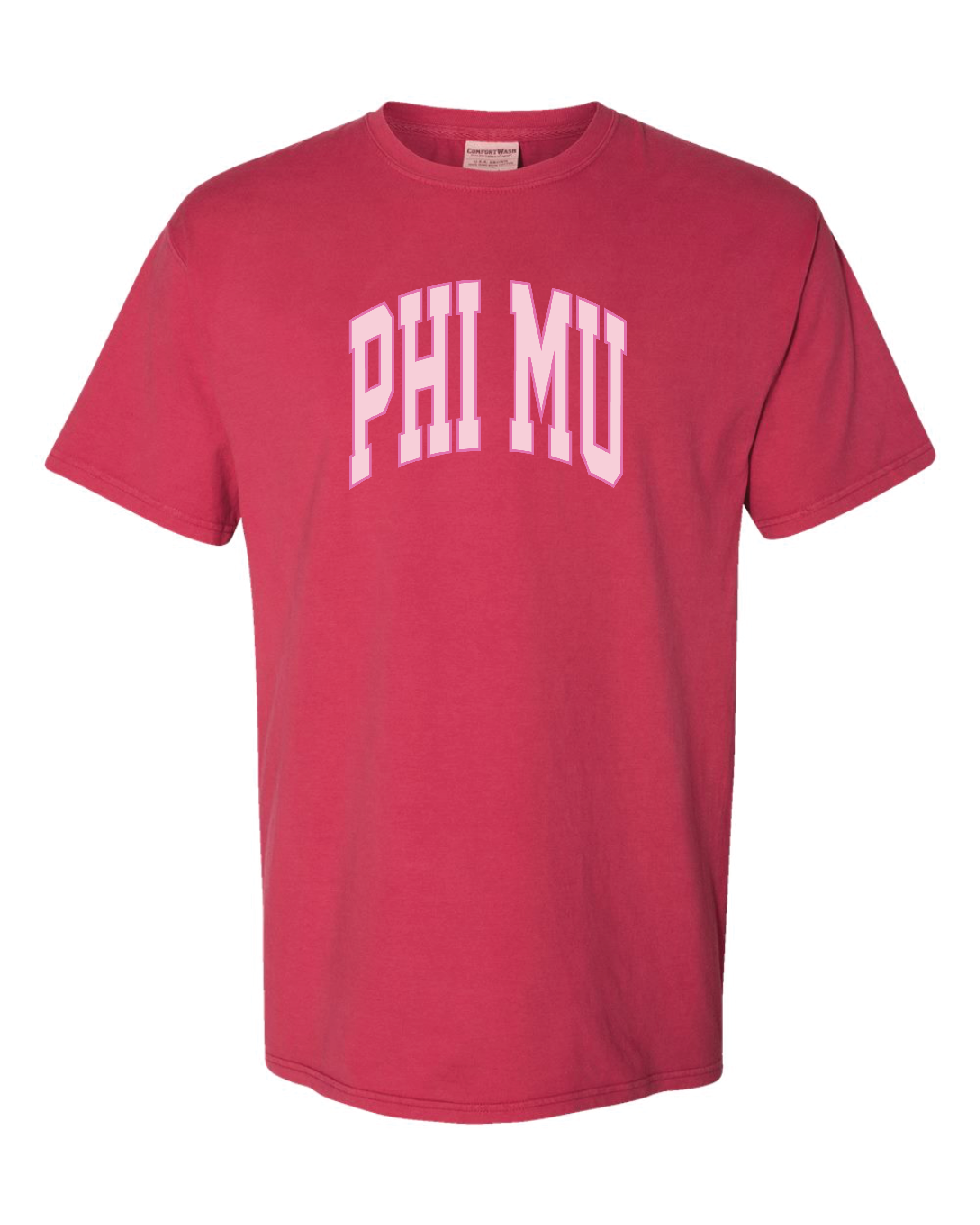 Phi Mu Varsity Letters Tshirt