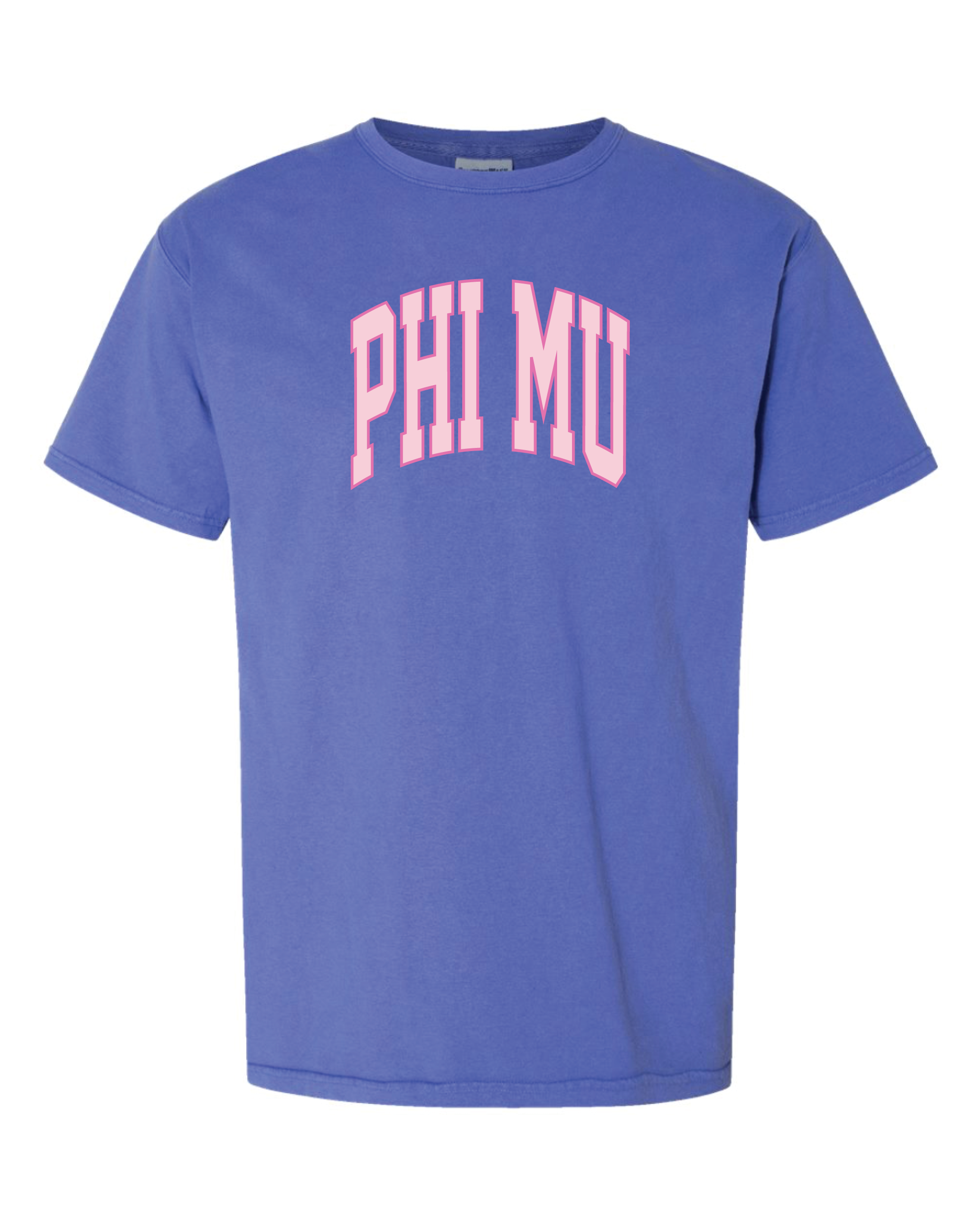 Phi Mu Varsity Letters Tshirt