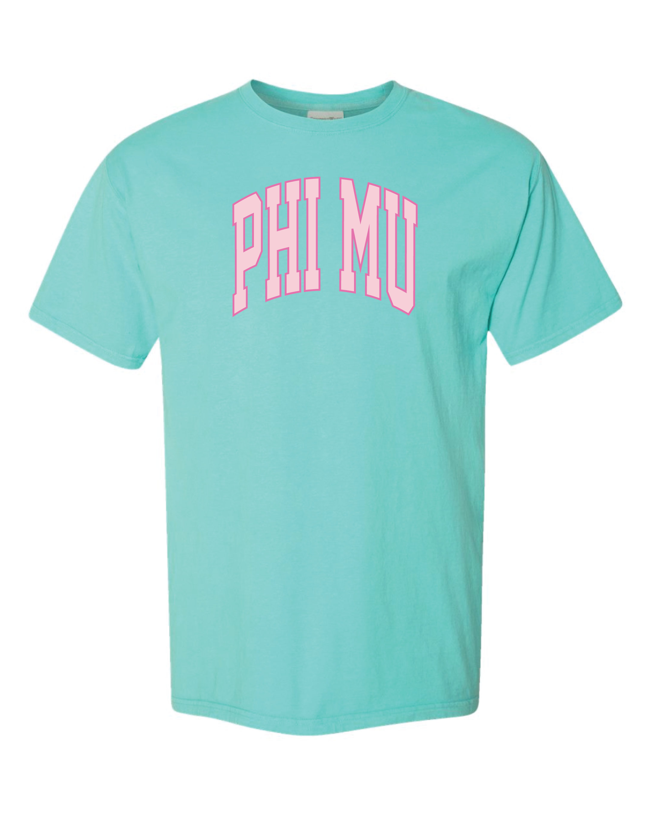 Phi Mu Varsity Letters Tshirt