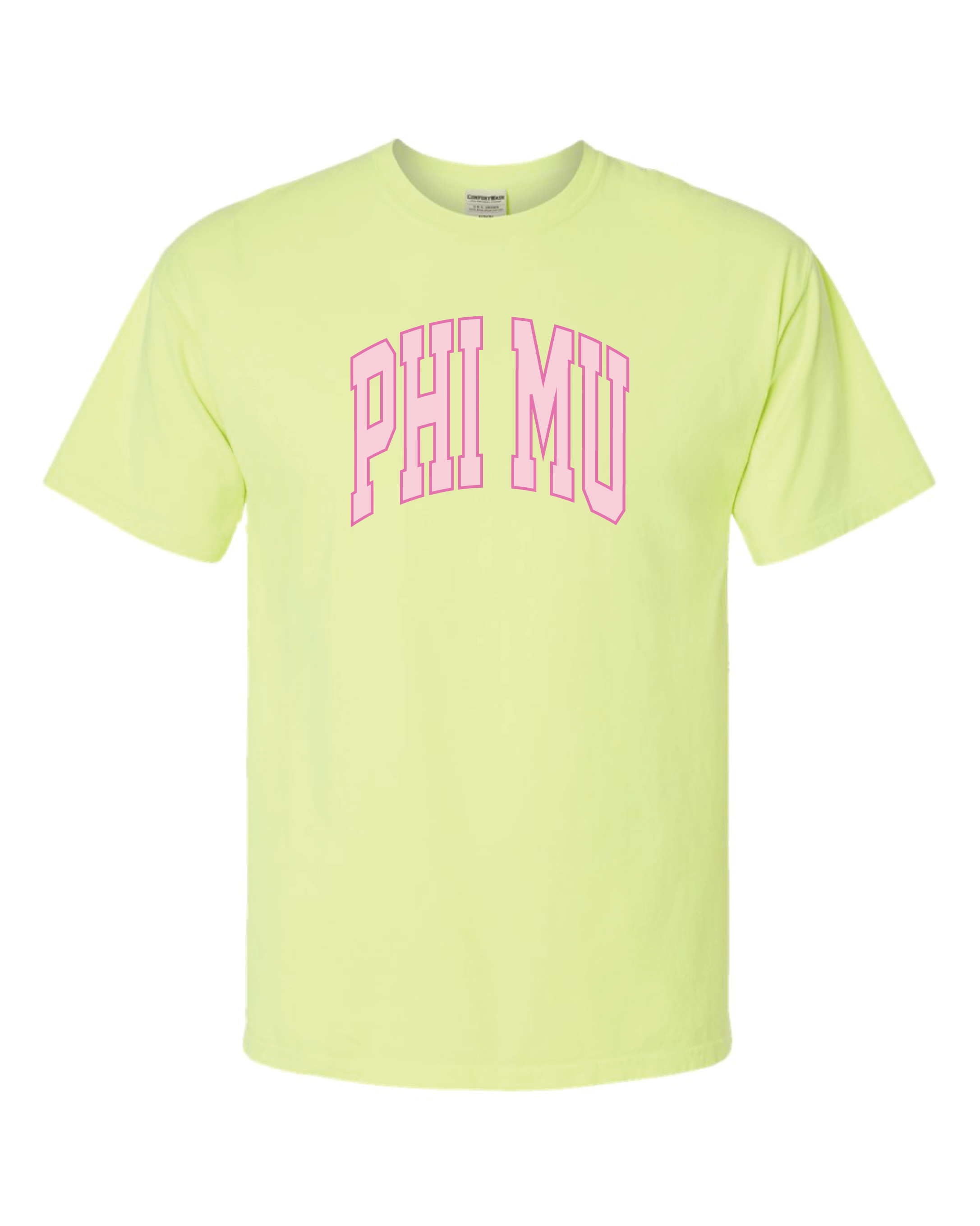 Phi Mu Varsity Letters Tshirt