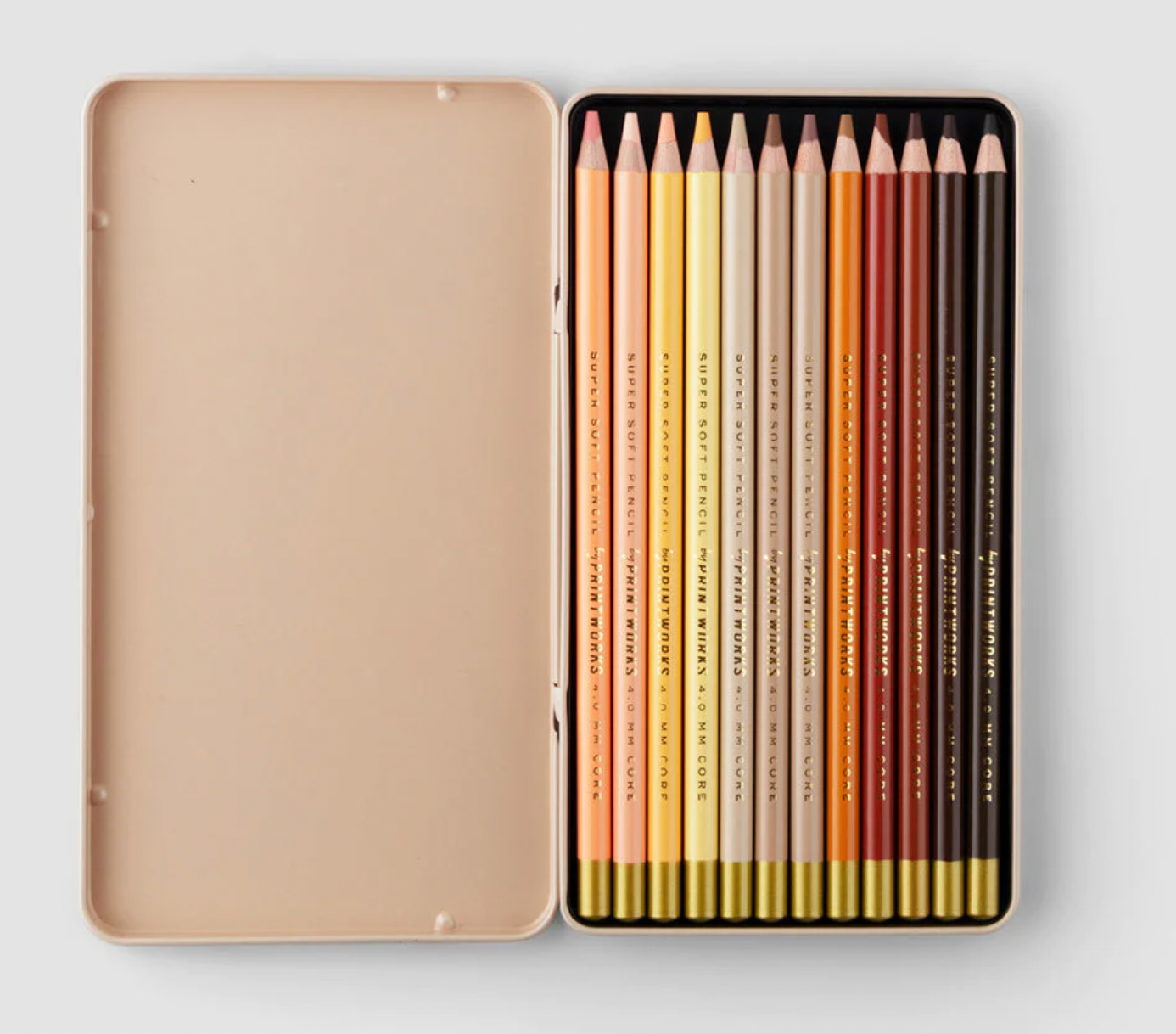 12 COLOUR PENCILS - SKIN TONE