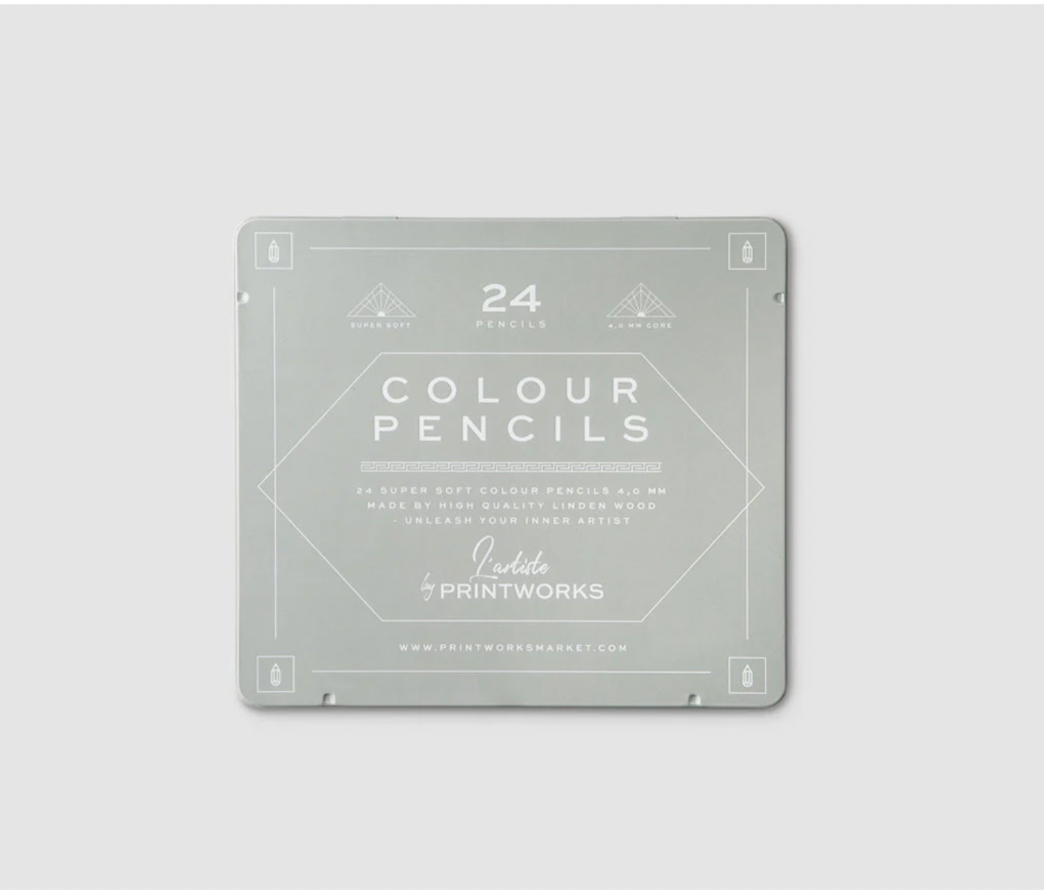 24 COLOUR PENCILS - CLASSIC