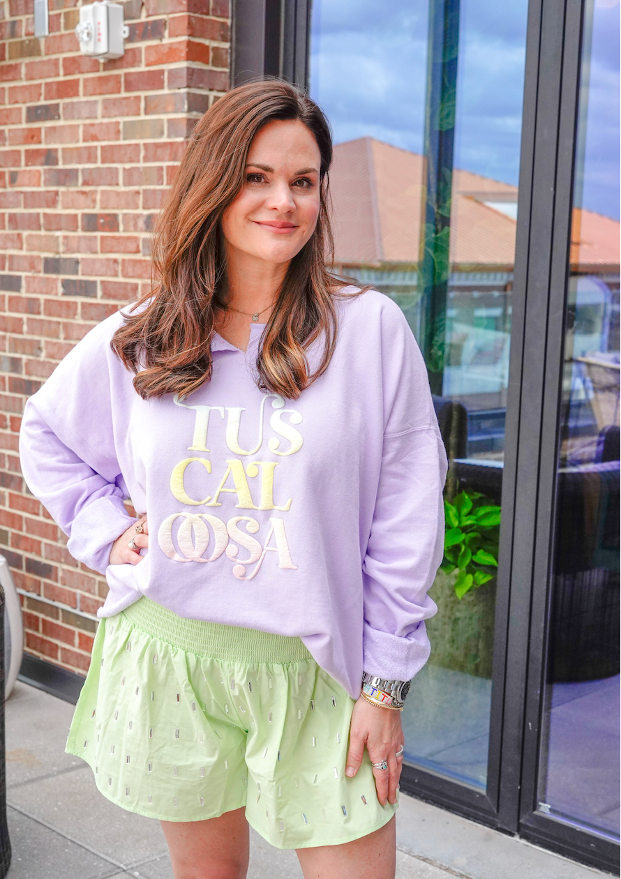 Tuscaloosa Ombre Puff Print Slouchy