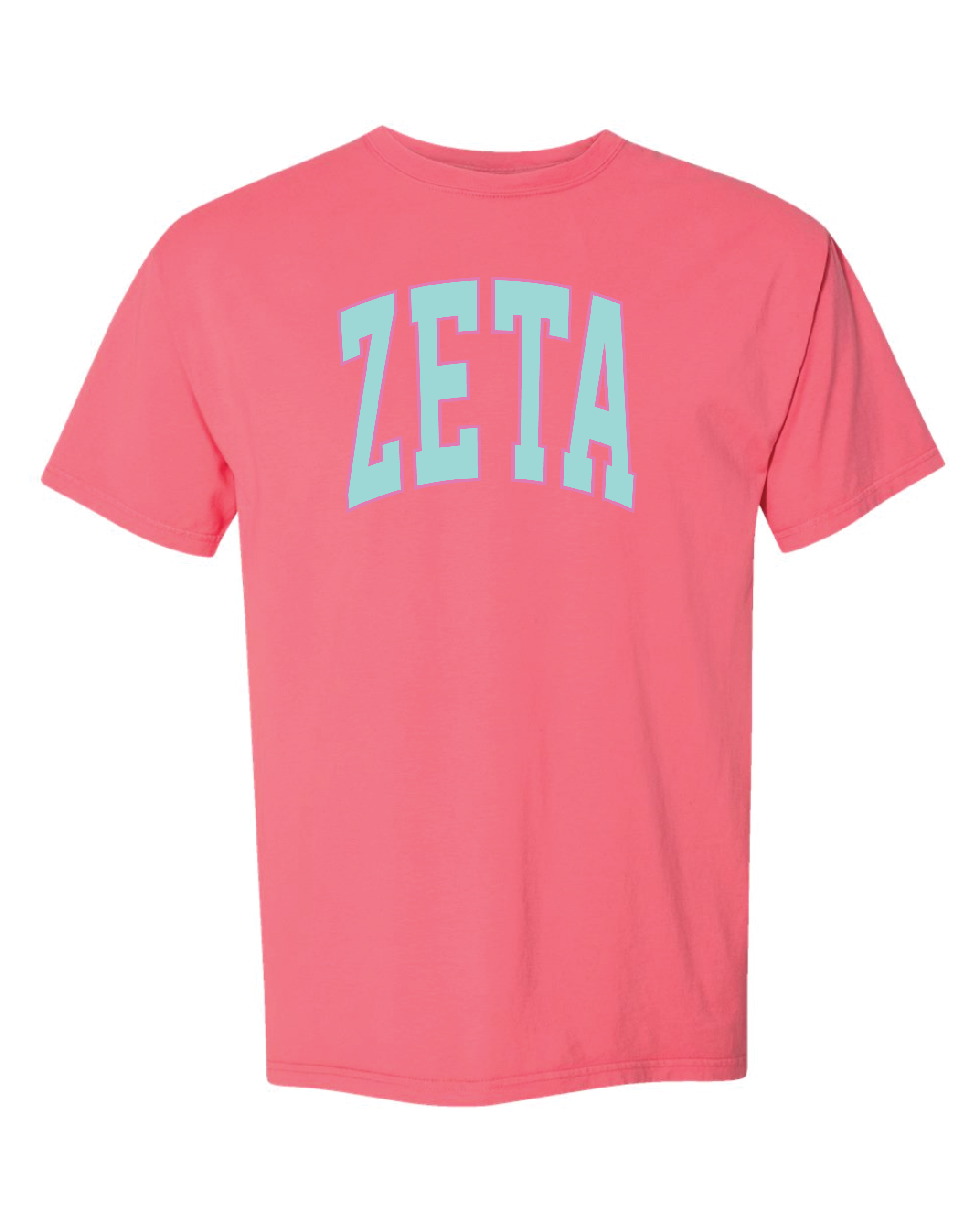 Zeta Varsity Letters Tshirt