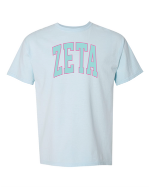 Zeta Varsity Letters Tshirt