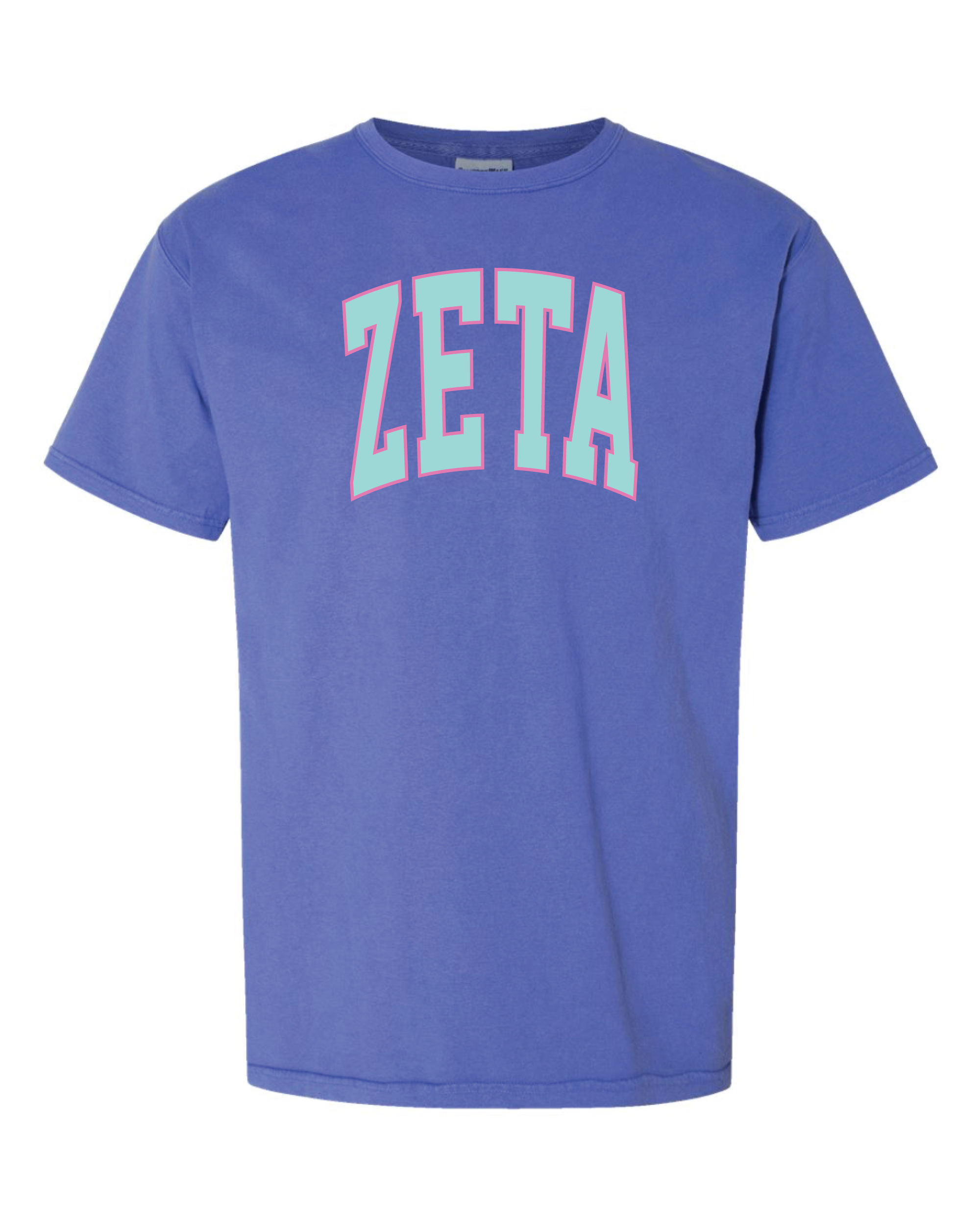 Zeta Varsity Letters Tshirt