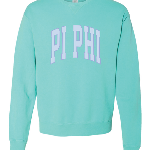 Pi Phi Varsity Letters Crewneck