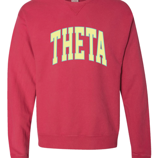 Theta Varsity Letters Crewneck