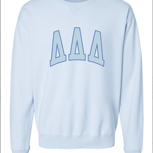 Tri Delt Varsity Letters Crewneck