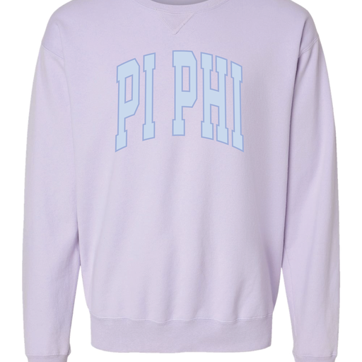 Pi Phi Varsity Letters Crewneck