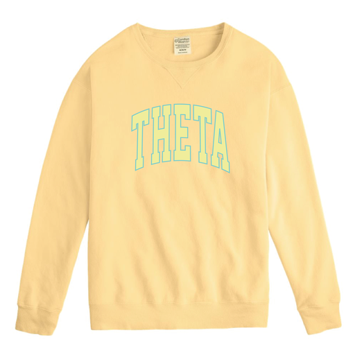 Theta Varsity Letters Crewneck