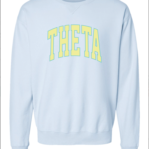 Theta Varsity Letters Crewneck