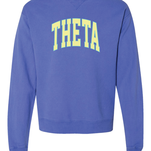 Theta Varsity Letters Crewneck