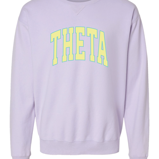 Theta Varsity Letters Crewneck