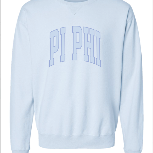 Pi Phi Varsity Letters Crewneck