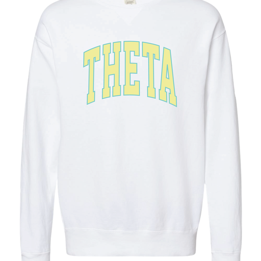 Theta Varsity Letters Crewneck
